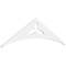 Ekena Millwork Pitch Naple Architectural Grade PVC Gable Pediment, 60"W x 17 1/2"H x 1"P (7/12) GPP060X018X100NAP - alternate 1
